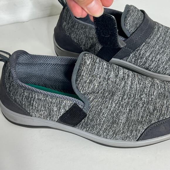 Orthofeet Quincy Stretch Casual Grey Women's Shoe Size 10 Wide - Picture 3 of 12